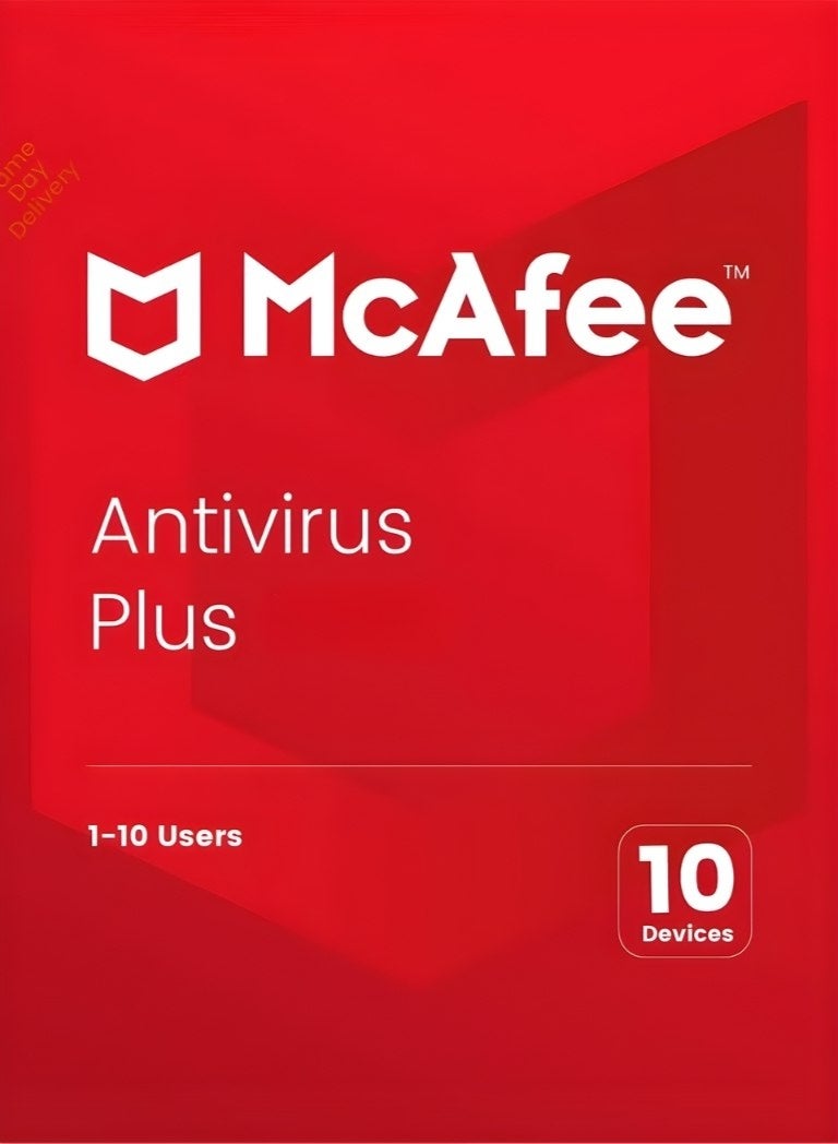 McAfee Antivirus Plus | 10 Devices (1-10 Users) | Digital License